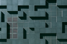 black and white checkered illustration