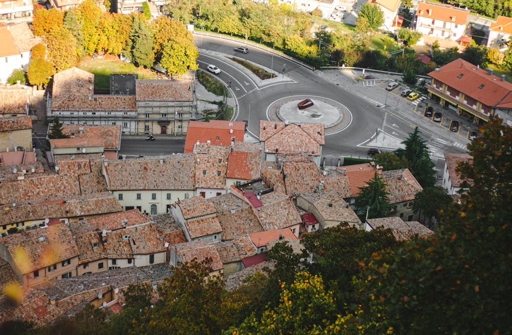 aerial view of city buildings during daytime