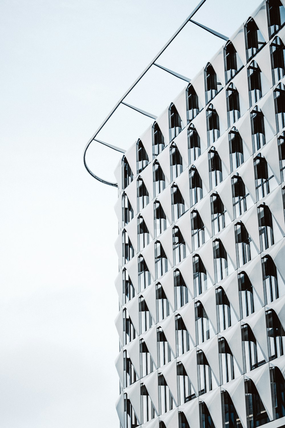 white and black concrete building