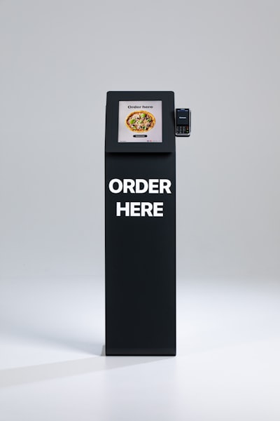 CaPOS self-ordering kiosk in restaurant