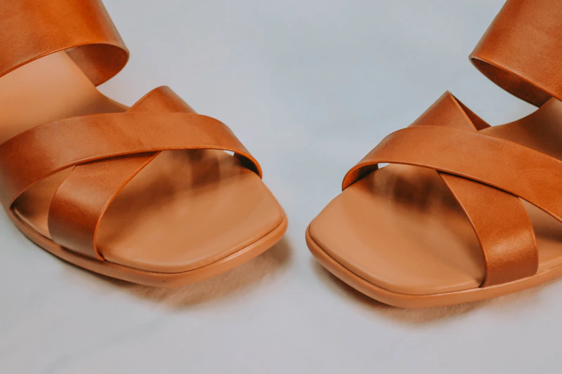 Leather Slide Sandal