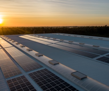 black and white solar panels