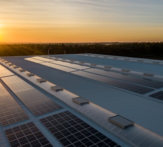 black and white solar panels