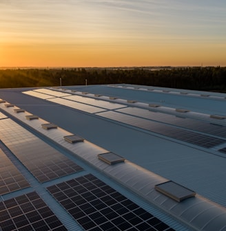 black and white solar panels