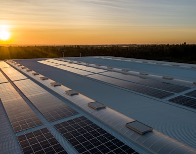 black and white solar panels