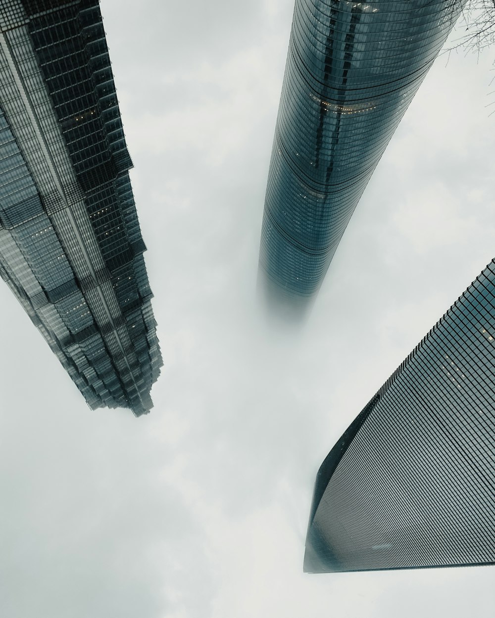 low angle photography of high rise building