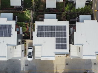white and black concrete building