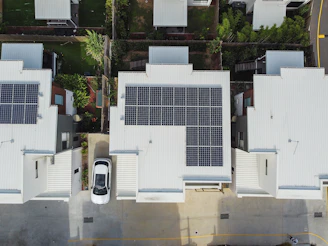 white and black concrete building