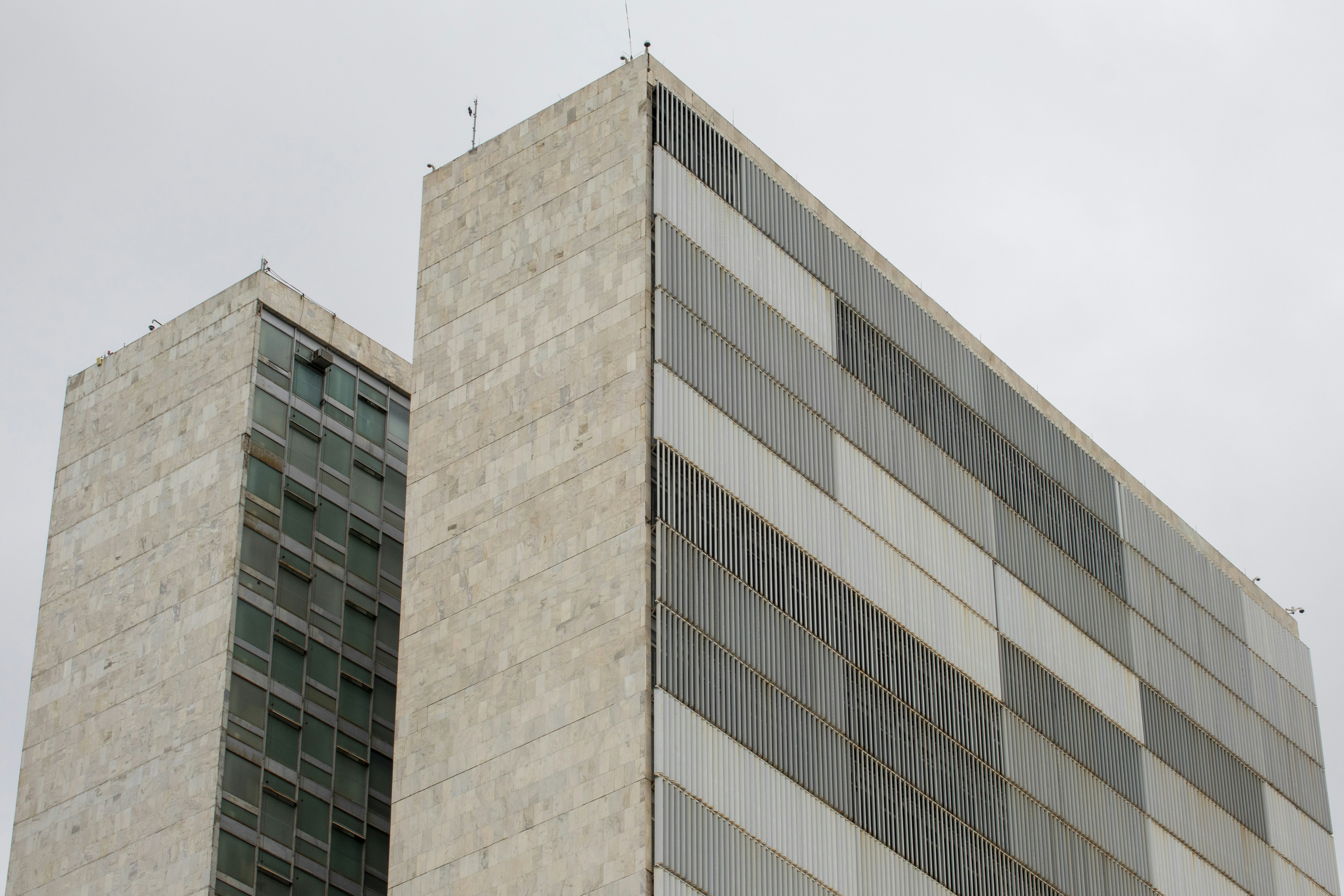 Brown concrete building