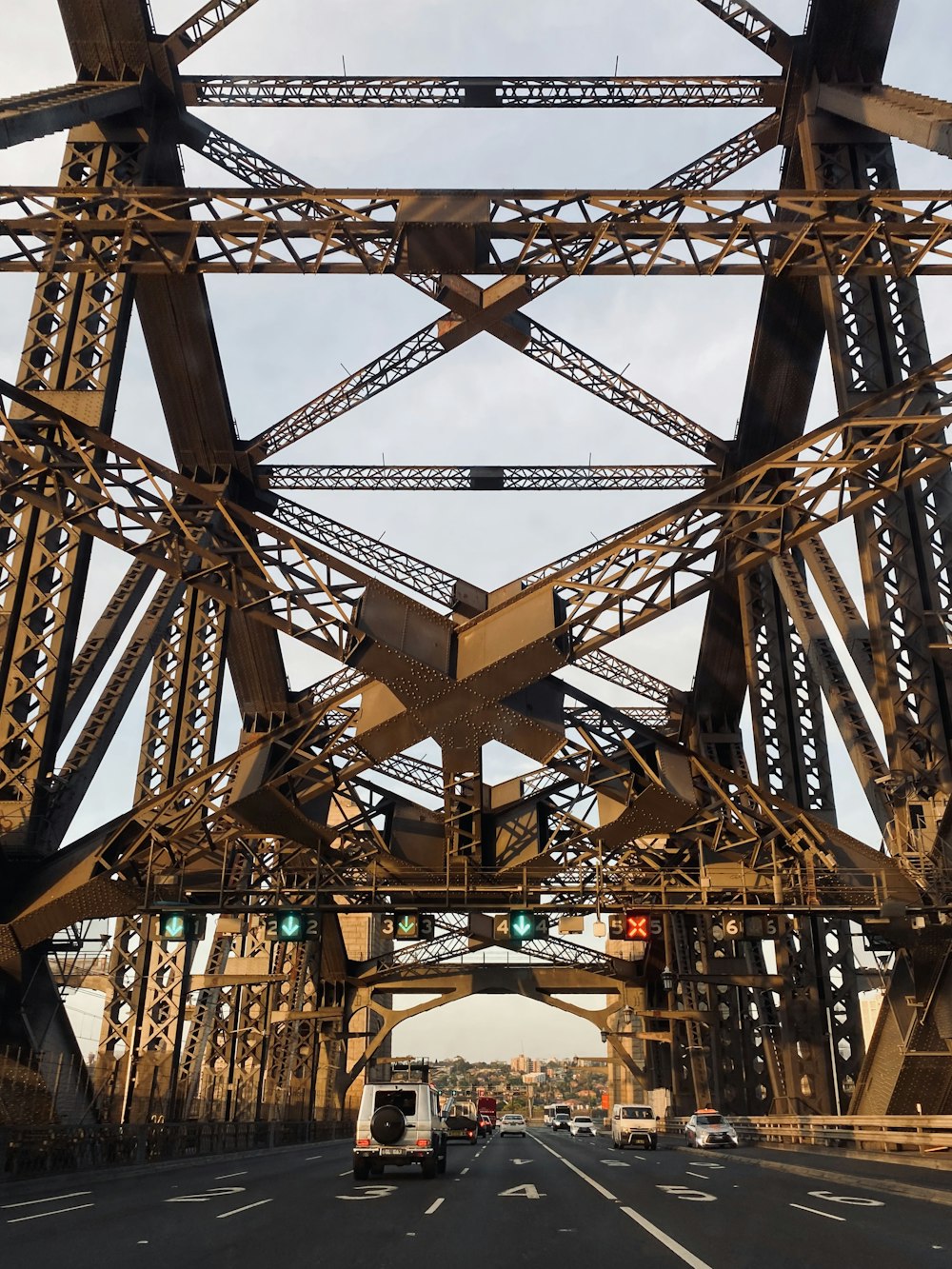 brown metal tower frame during daytime