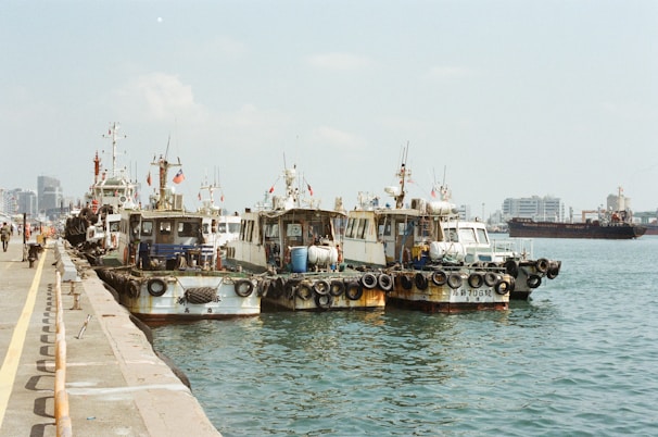 boat on dock during daytime