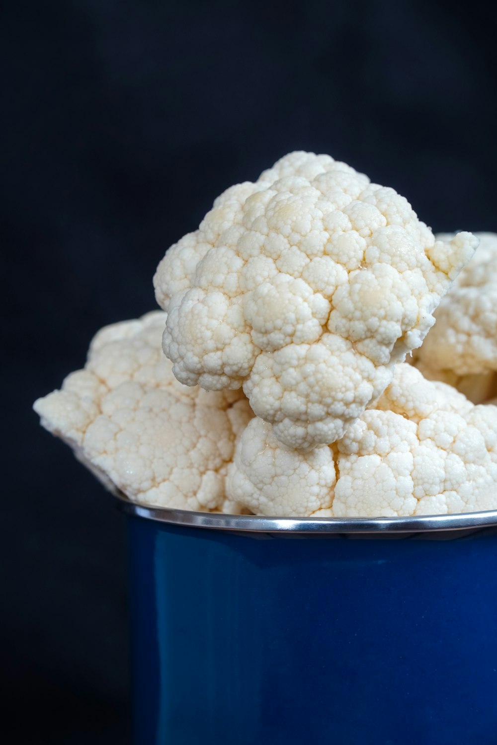 white cotton on blue container