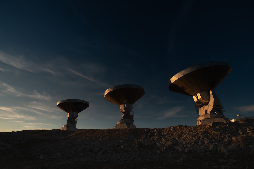 grayscale photo of round concrete structure