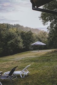 A peaceful outdoor setting for relaxation.