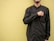man in black button up long sleeve shirt