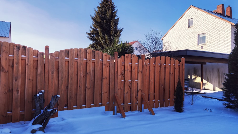 Cedar board-on-board privacy fence
