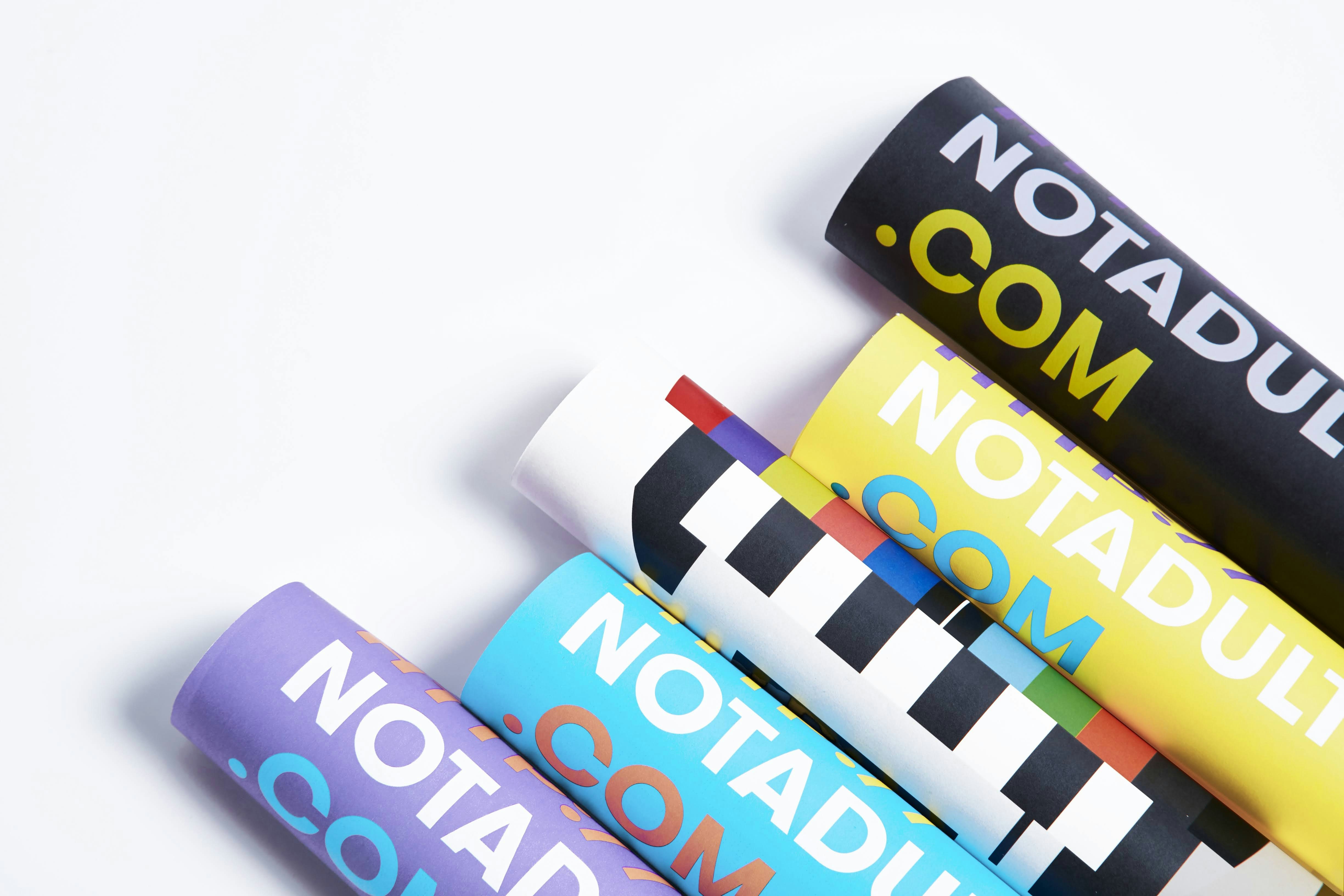 Colorful modern design poster rolls