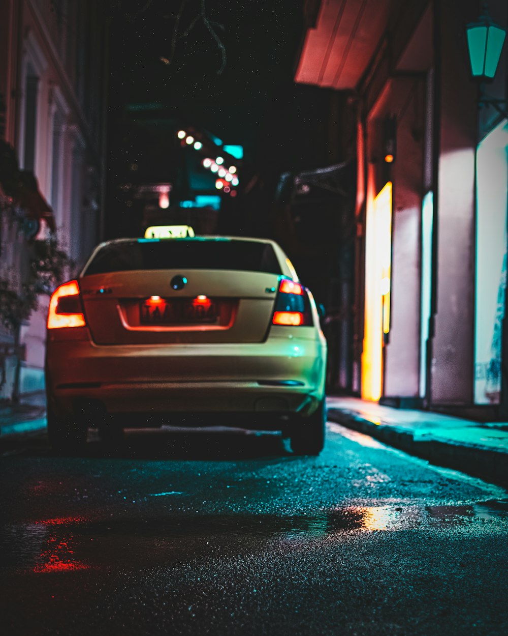 black car on road during daytime