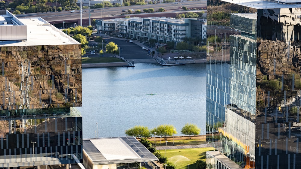 body of water near bridge during daytime