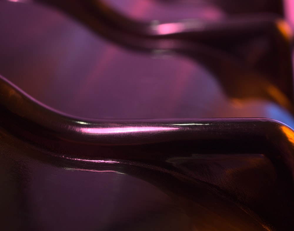 purple and black plastic frame