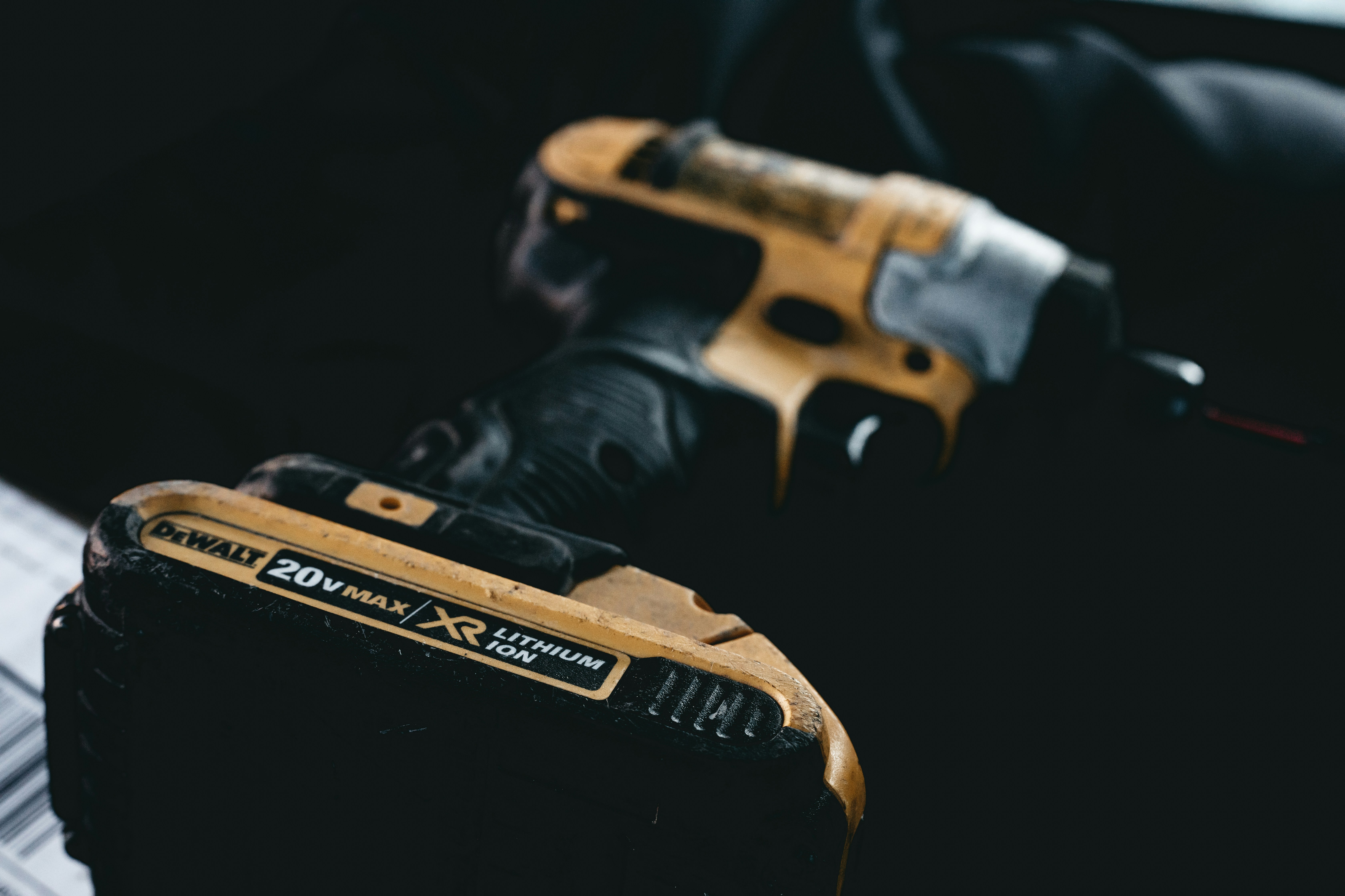 cordless smart drill with phone app displaying torque curves