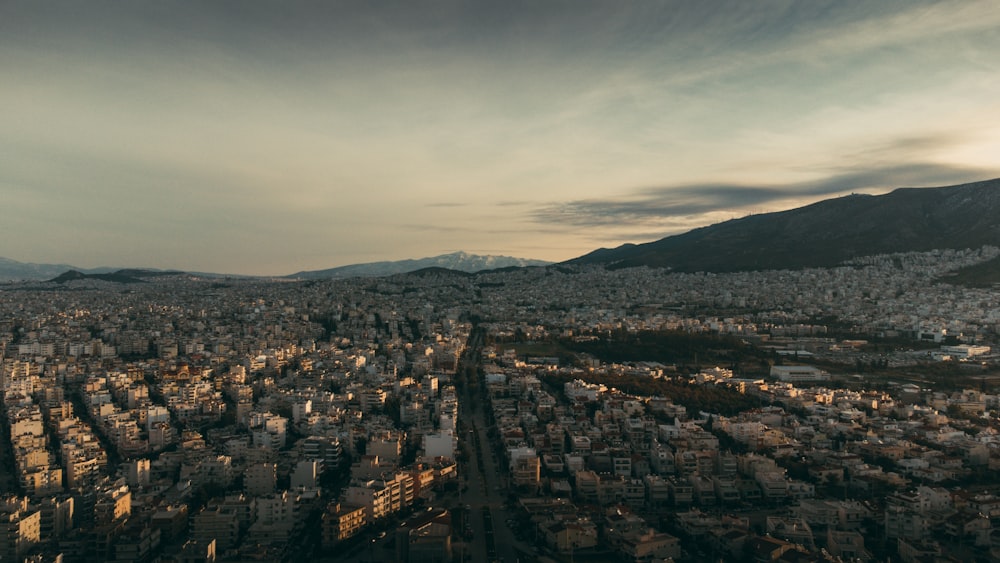 aerial view of city buildings during daytime