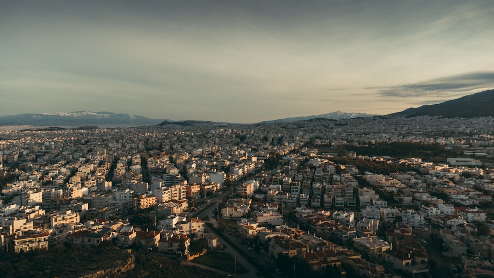 Vista aérea de la ciudad durante el día