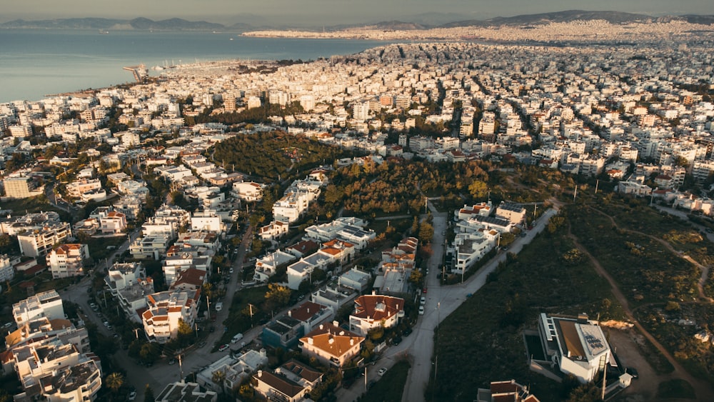 aerial view of city buildings during daytime