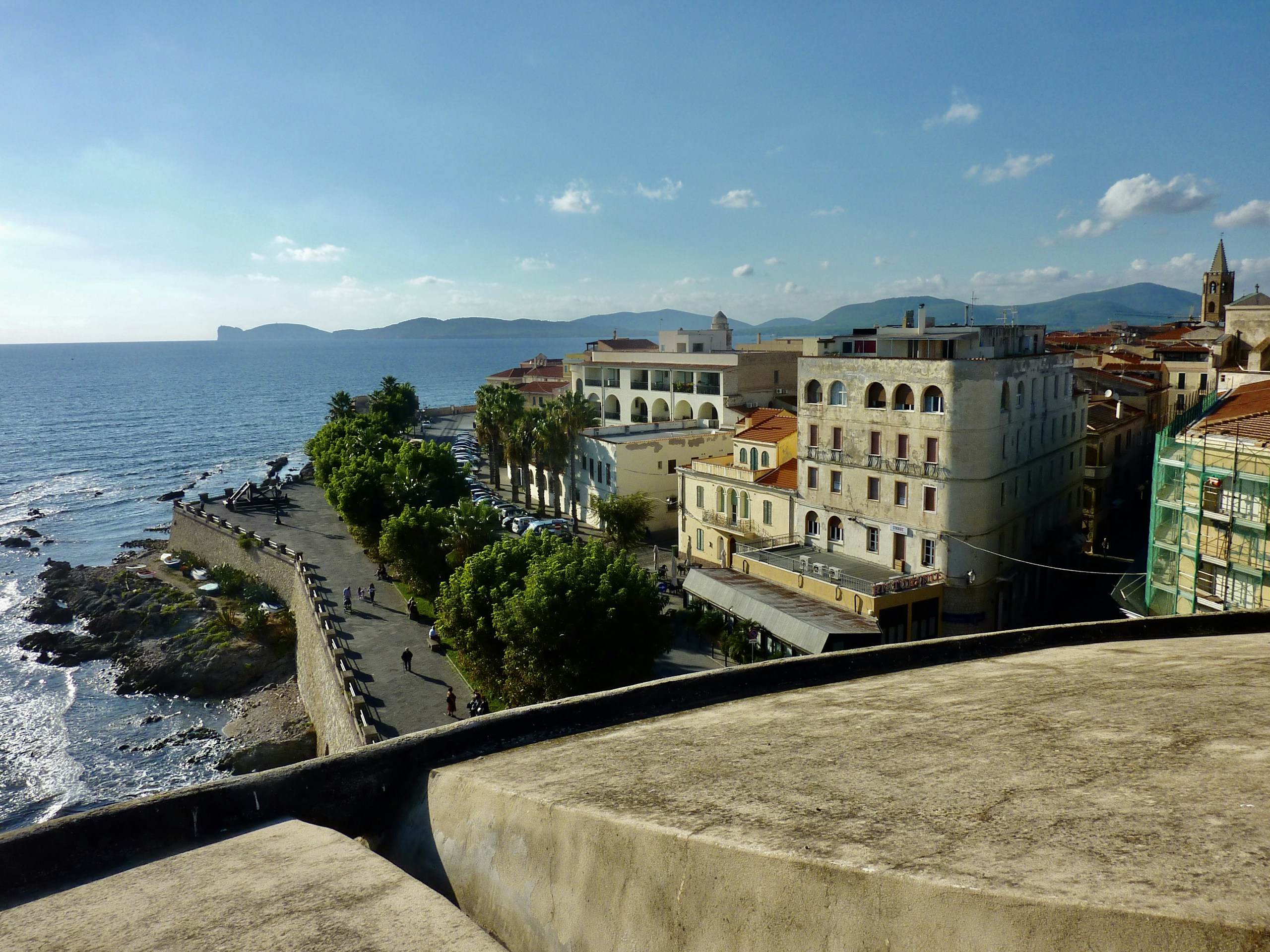 Mesto Alghero na Sardínii