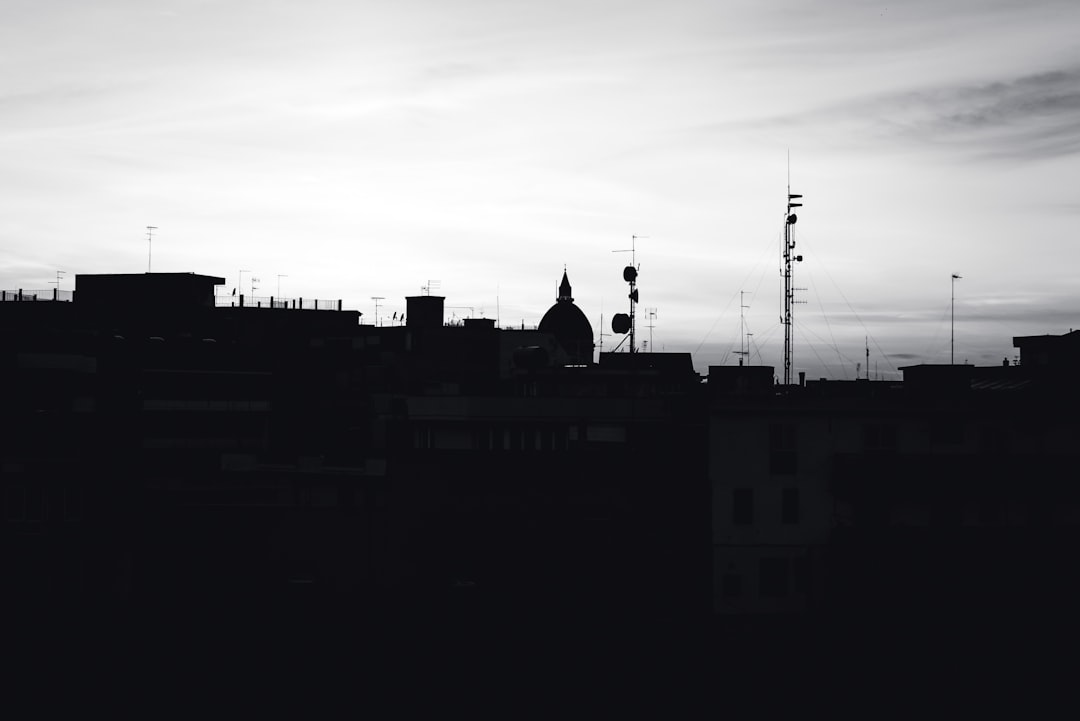 silhouette of building during daytime