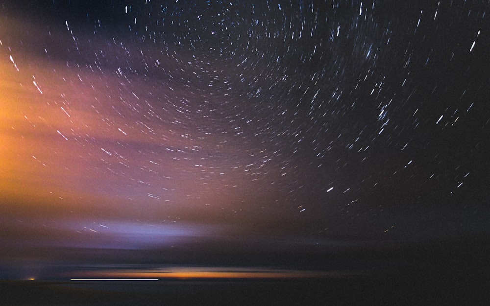 starry night over the sea