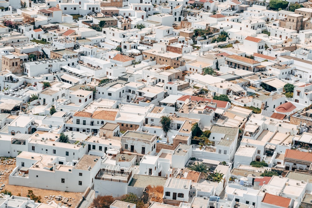 aerial view of city buildings during daytime