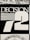A black and white graphic featuring the word 'DECISION' in large capital letters next to the number '72'. An illustration of the American flag is present beside the word 'DECISION'. The bottom part includes a circular emblem with the words 'DEMOCRATIC PLATFORM' around it.