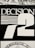 A black and white graphic featuring the word 'DECISION' in large capital letters next to the number '72'. An illustration of the American flag is present beside the word 'DECISION'. The bottom part includes a circular emblem with the words 'DEMOCRATIC PLATFORM' around it.