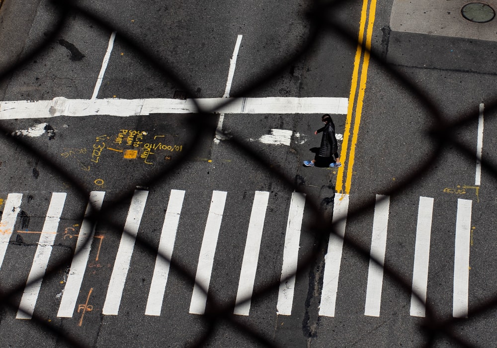 yellow and black metal fence