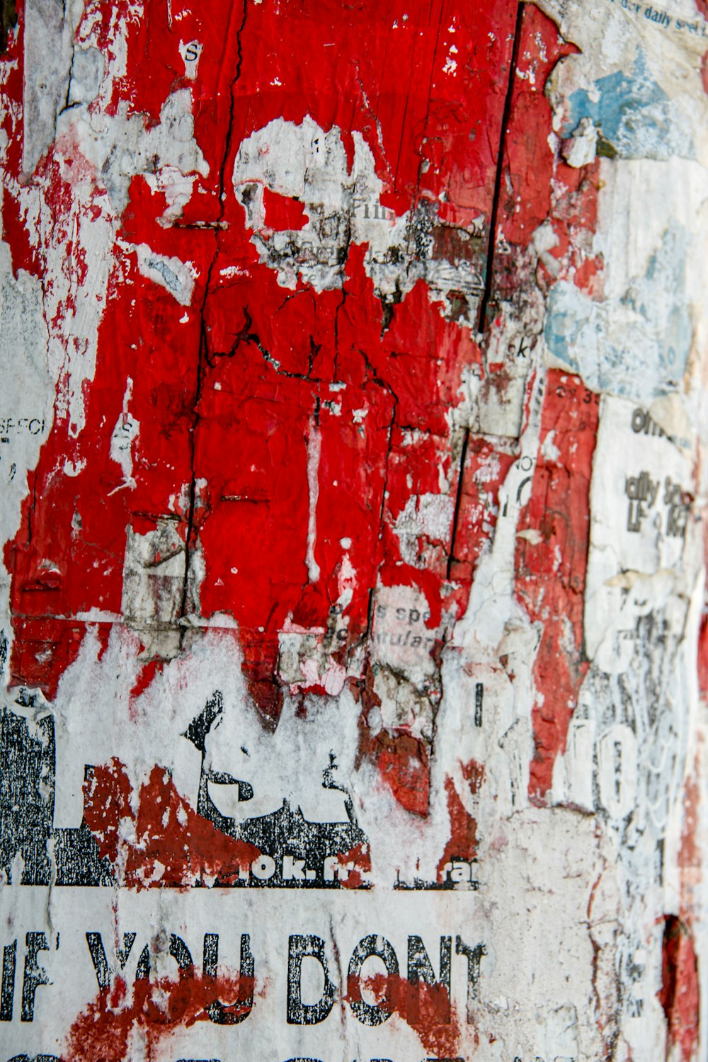 red white and gray abstract painting