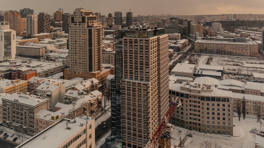 high rise buildings during daytime