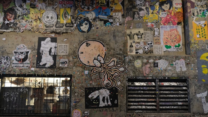Abstrakte Wandkunst in Schwarz-Weiß