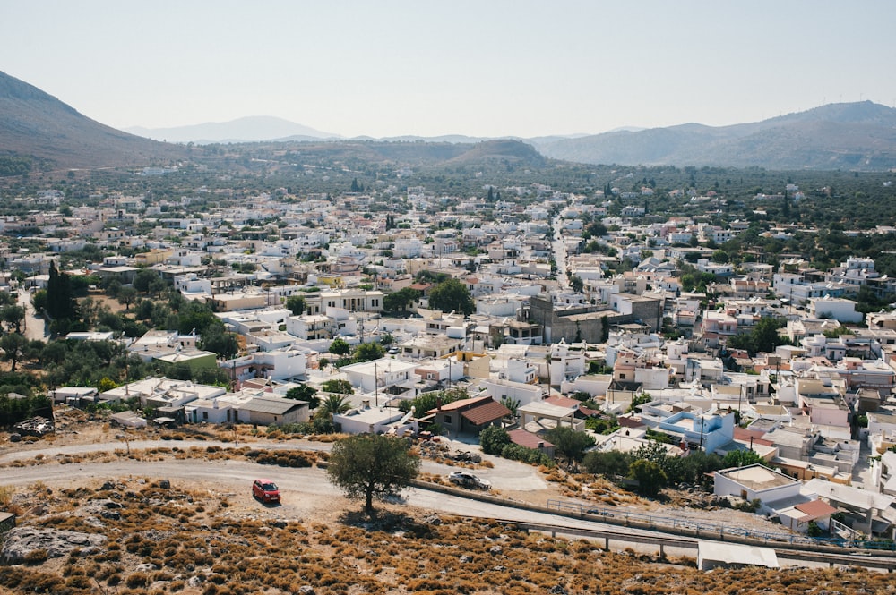 aerial view of city during daytime