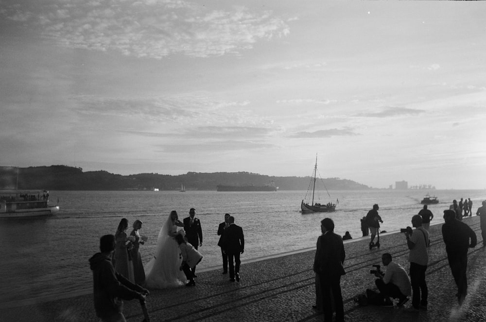 people walking on the beach during daytime