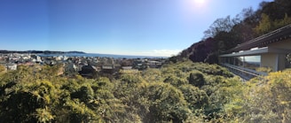 A panoramic view of Vinhomes Ha Long Xanh showcasing modern buildings surrounded by lush greenery and the coastline.