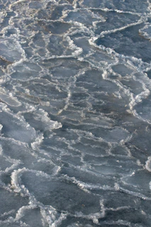 white and blue ocean waves