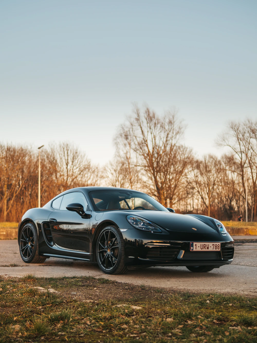 Detail of a Porsche Cayman GTS