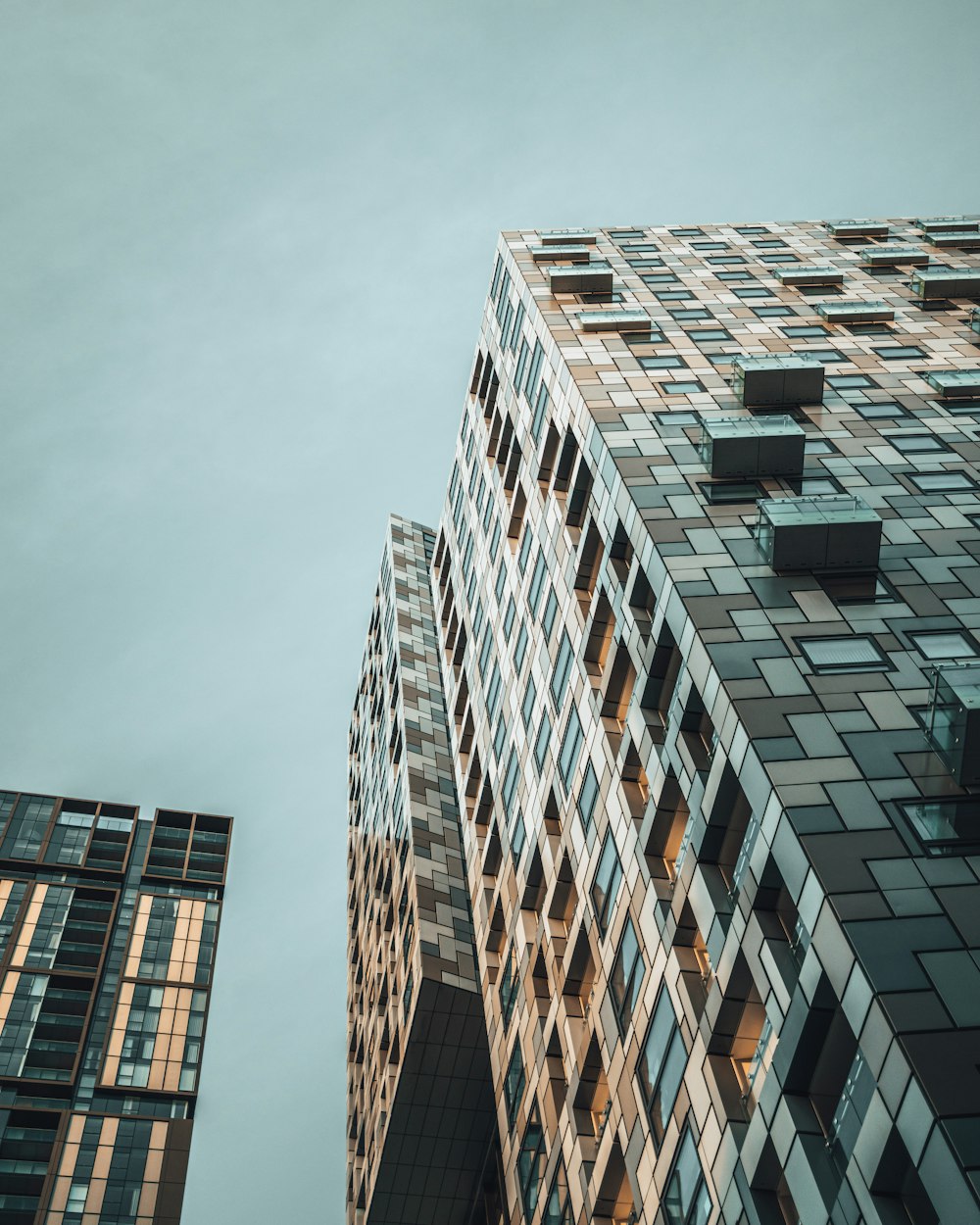 brown and black concrete building