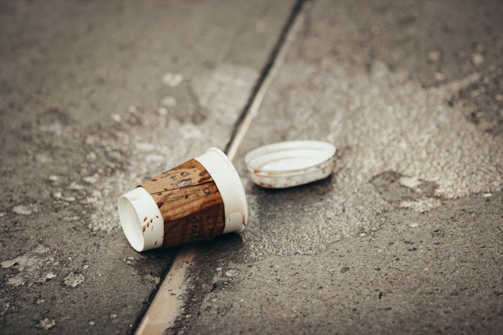 orange and white prescription bottle