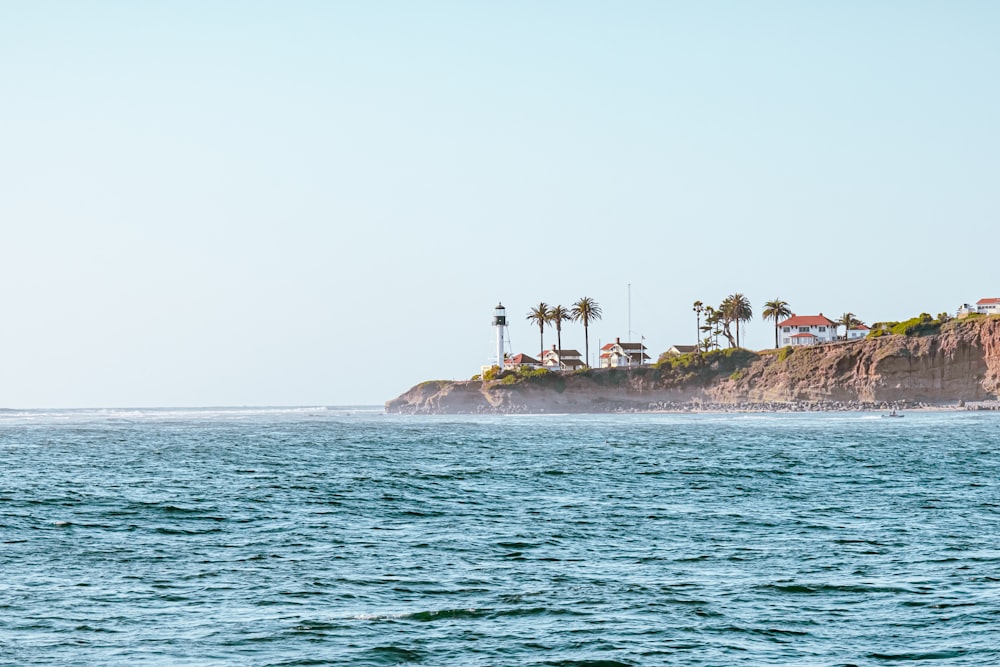 people on island during daytime