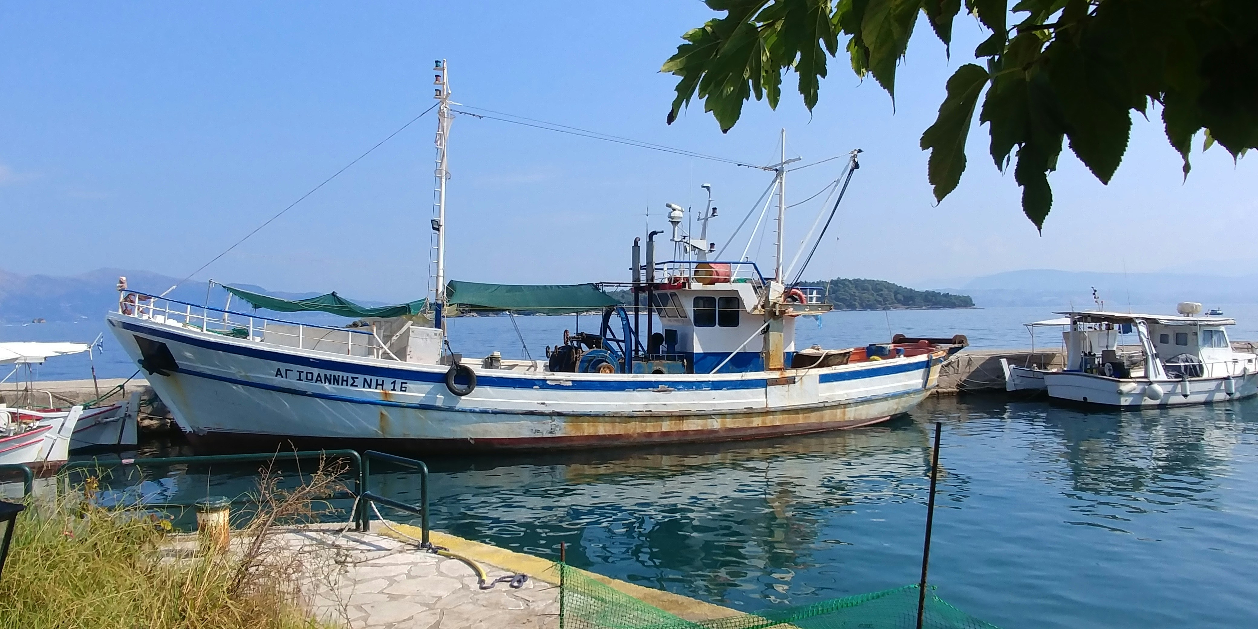 white and blue boat on dock during daytime