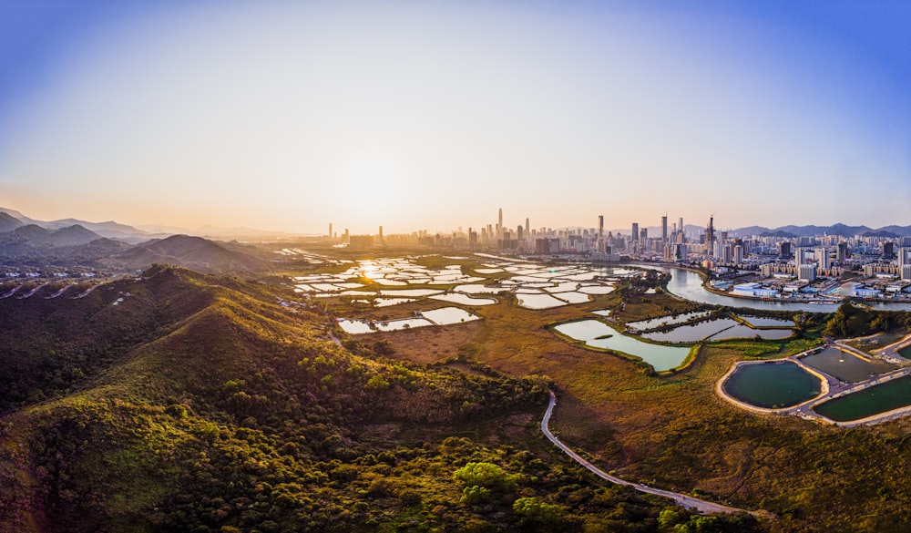 aerial view of city during daytime