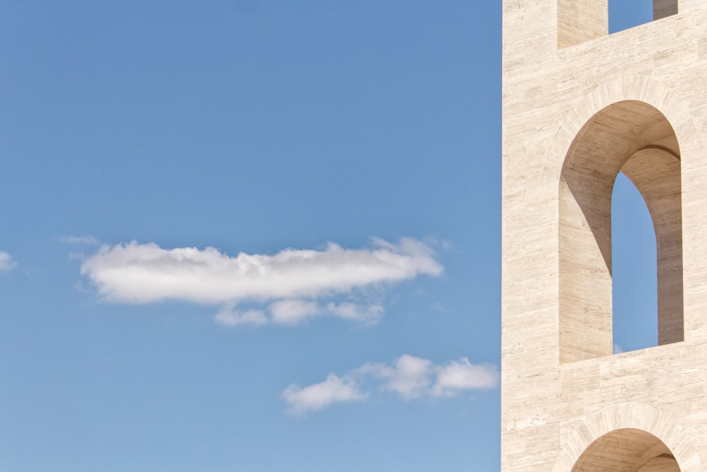 blue sky and white clouds