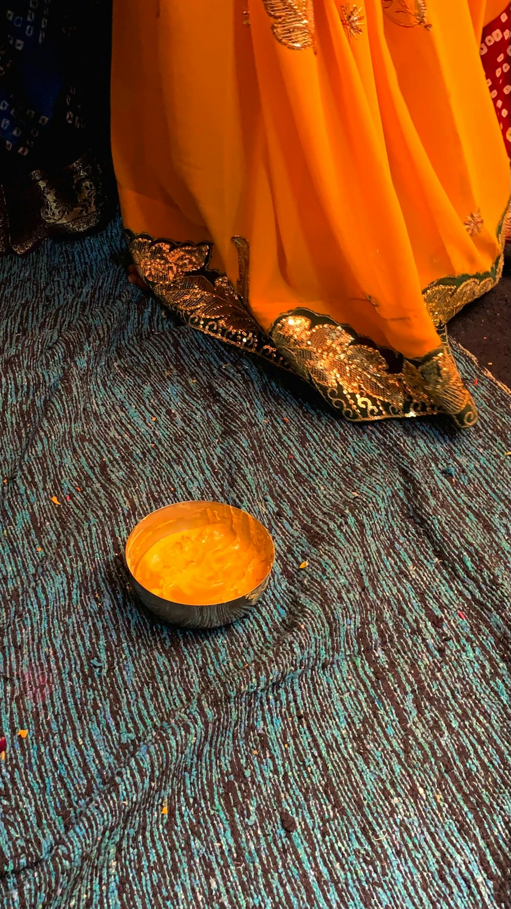Abstract photo filled with orange!